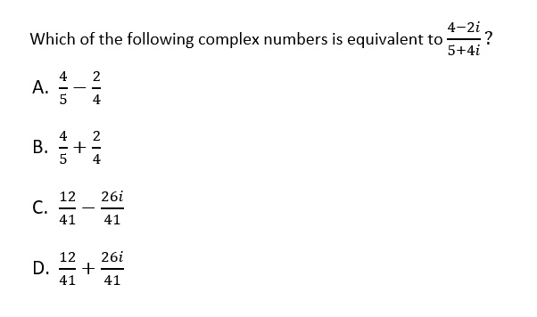 Sat Complex Numbers Worksheet